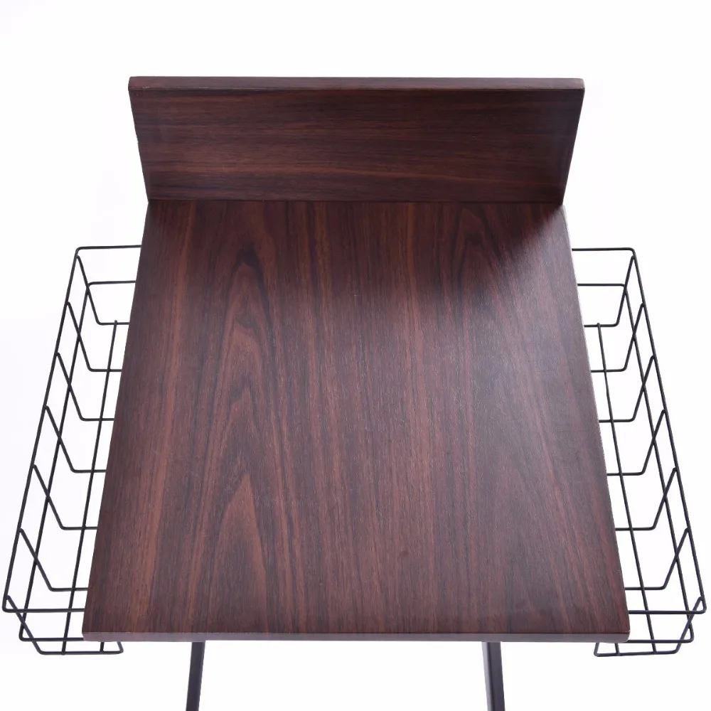 Goplus Multifunctional Sofa Side Table Living Room Tables Modern Home Furniture Decor with Storage Basket Coffee Table HW52157 Goplus Multifunctional Sofa Side Table Living Room Tables Modern Home Furniture Decor with Storage Basket Coffee Table HW52157