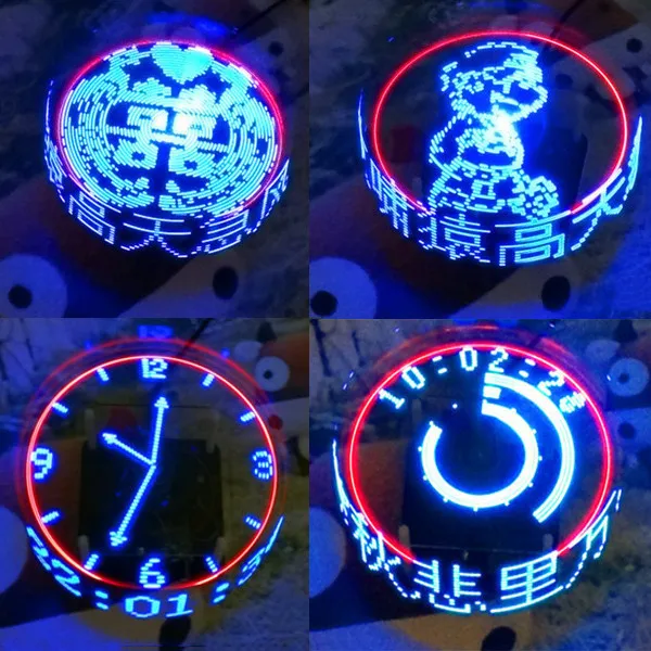 

DIY Rotating LED Kit POV Soldering Training Kit Upgraded Version