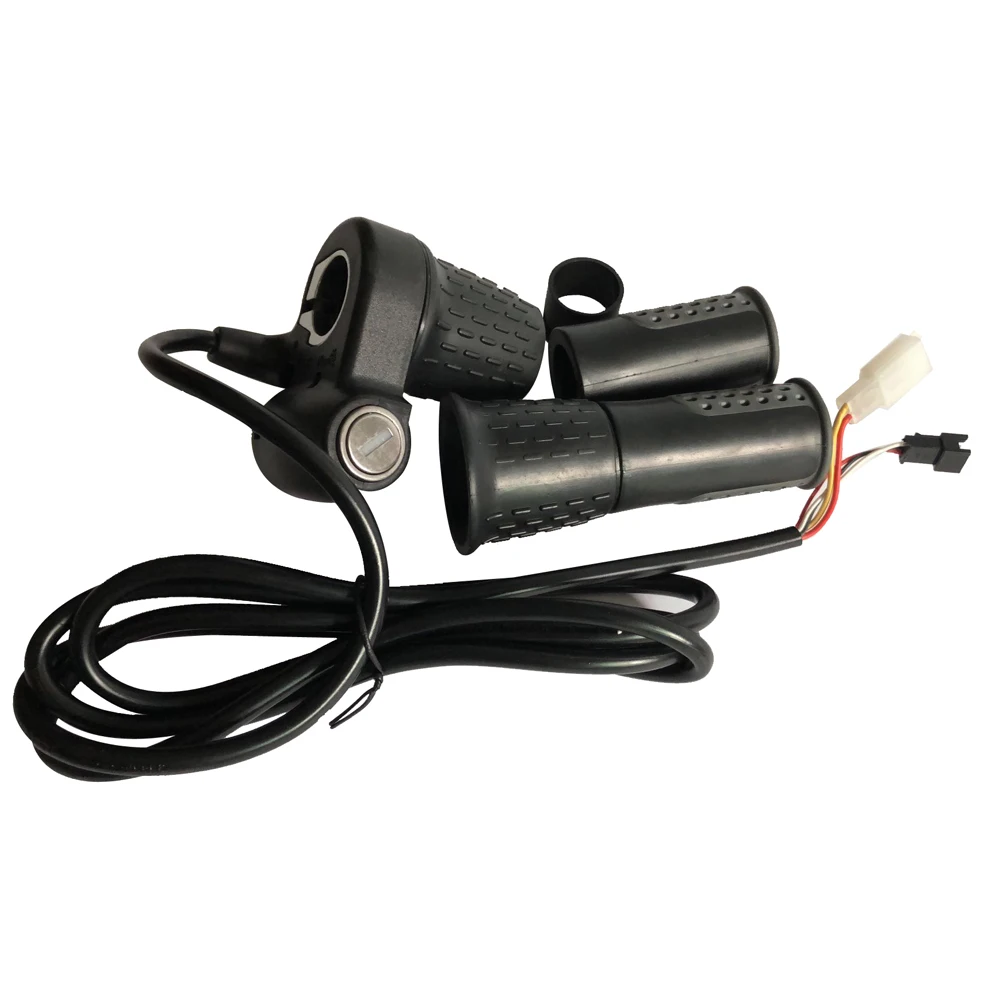 Twist Throttle For Electric Bike 24//36//48//60//72V Half-Bar Ebike Accessories