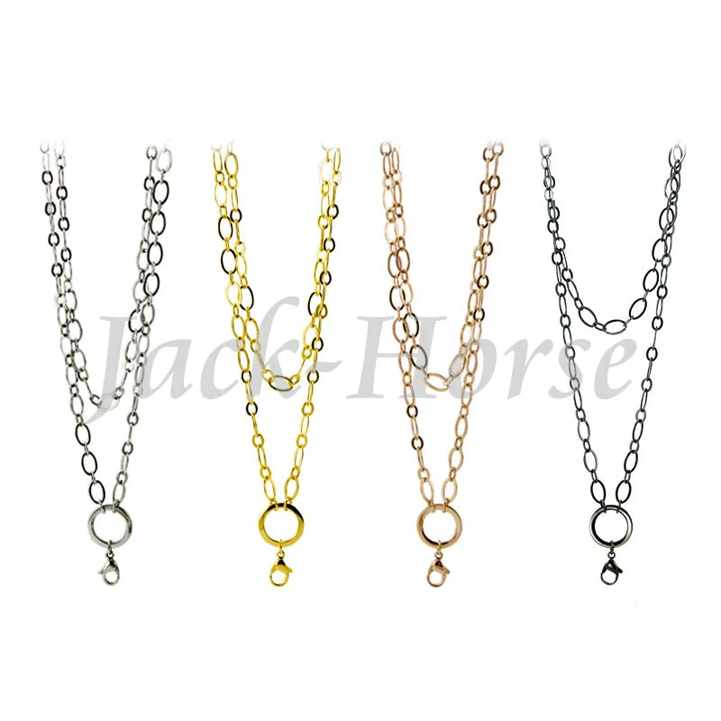 30-5mm-wide-316l-stainless-steel-flat-oval-link-chain-necklace-for-floating-locket-livinig-locket-chain-wholesale-10pcs-lot