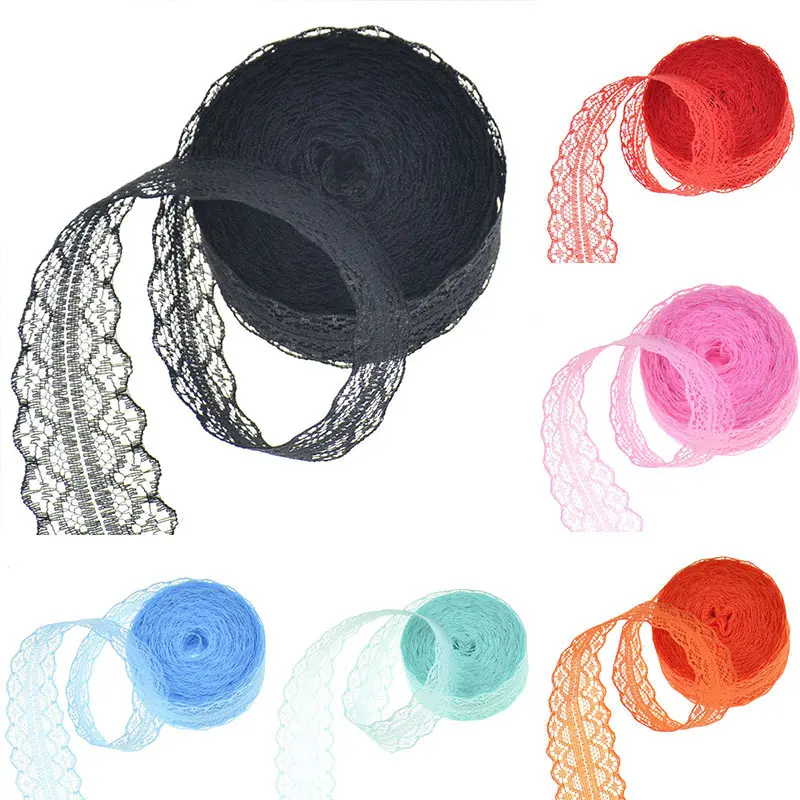 

High Quality Embroidered Decoration 10M/Roll Trim 3CM Ribbon Lace fabric Hollow Out DIY Popular Lace For Sewing Hot Sale