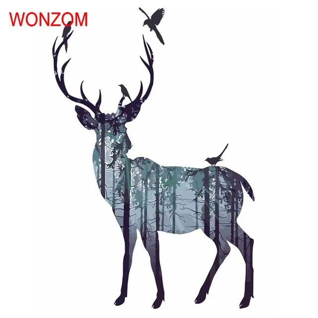 Hewan Hutan Rusa Lukisan Dengan Angka Di Atas Kanvas Cuadros Decoracion Menggambar Dengan Angka Mewarnai Gambar Hewan Hutan Rusa Lukisan Dengan Angka Di Atas Kanvas Cuadros Decoracion Menggambar Dengan Angka Mewarnai Gambar