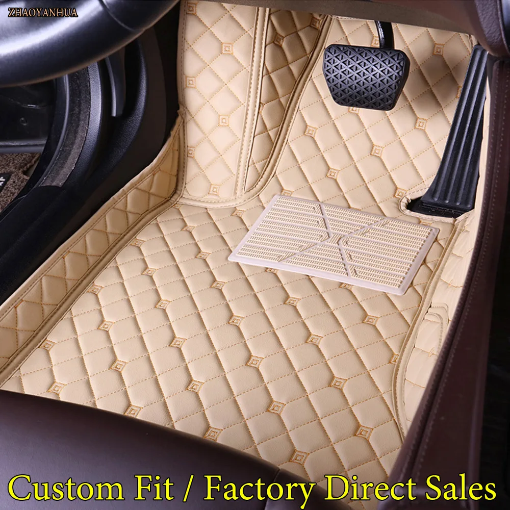 

ZHAOYANHUA car floor mats for Honda Accord Civic CRV HRV Vezel Crosstour Fit all weather heavy duty car styling liners
