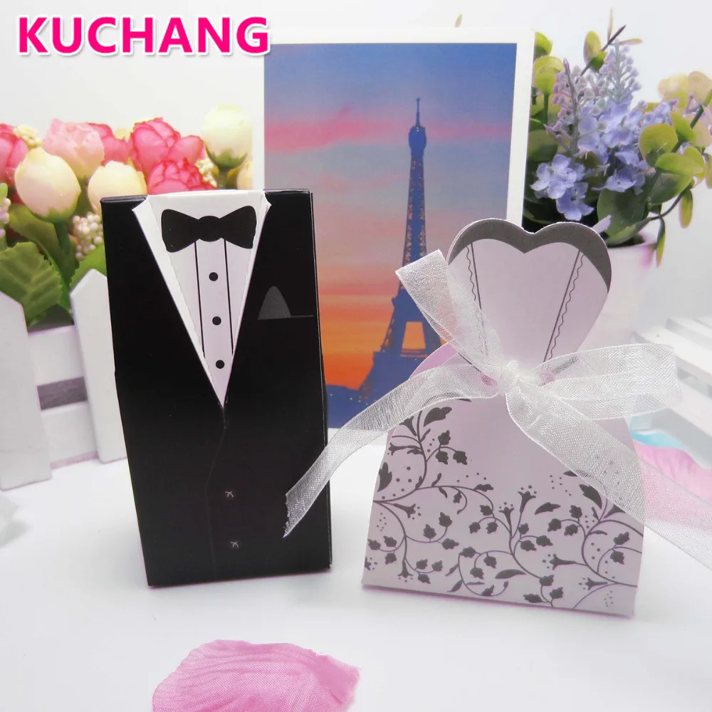 Bride-And-Groom-Dresses-Wedding-Candy-Box-Gifts-Favor-Box-Wedding-Bonbonniere-DIY-Event-Party-Supplies