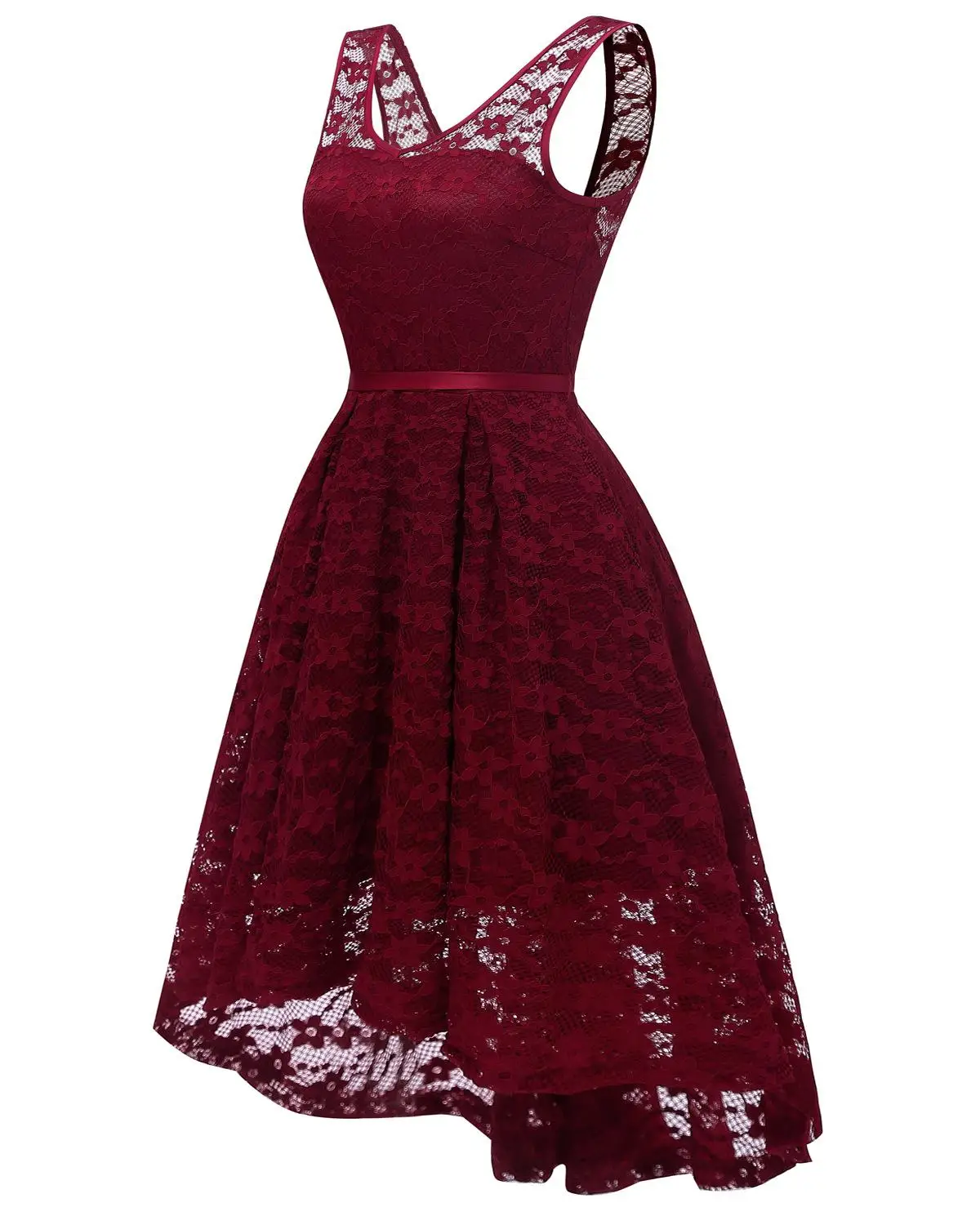 

Women's simple lace chiffon party dresses short bridesmaid dresses
