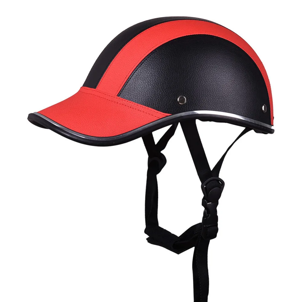 Мотоциклетный защитный шлем 55-60 см бейсбольная кепка стиль велосипед скутер шлем безопасности Половина открытый лицо твердая шляпа 6 цветов украшения