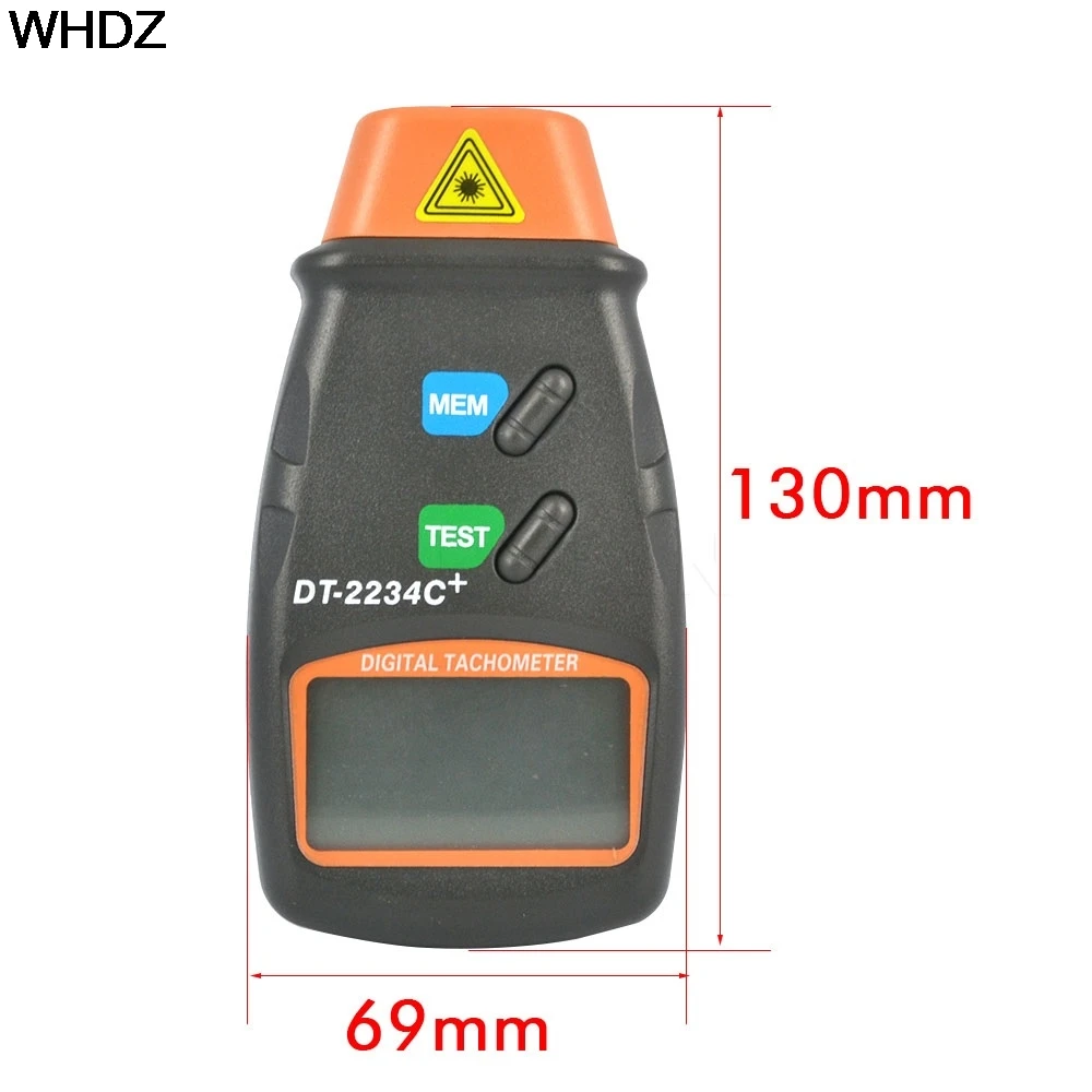 Карманный светоотражающий цифровой микрокомпьютер Лазерный Фото Тахометр бесконтактный диапазон 2,5-99,999 об/мин тестер инструменты