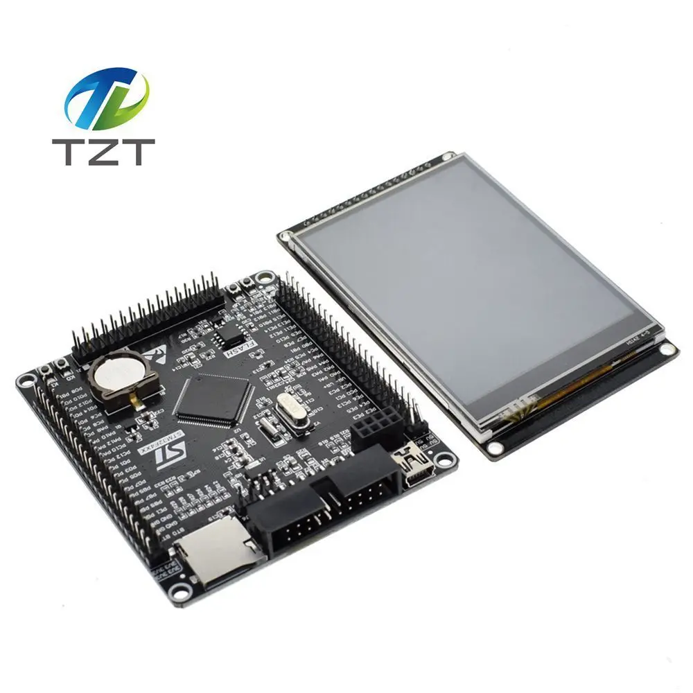 TZT 3,2 дюймов lcd TFT с сопротивлением сенсорный экран ILI9341 для STM32F407VET6 макетная плата черный