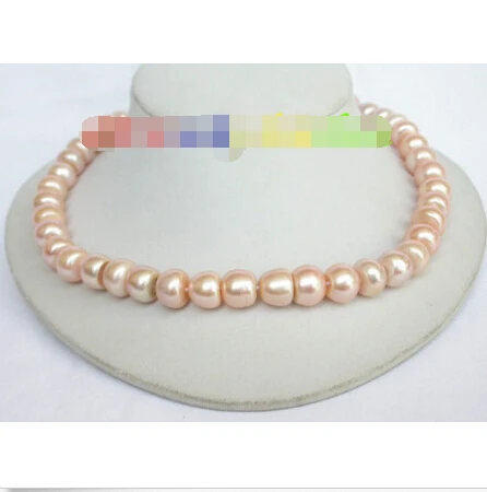 Подлинная 13 мм 17 &quot естественный розовый пресной воды жемчужное ожерелье j7053 ^^^@^