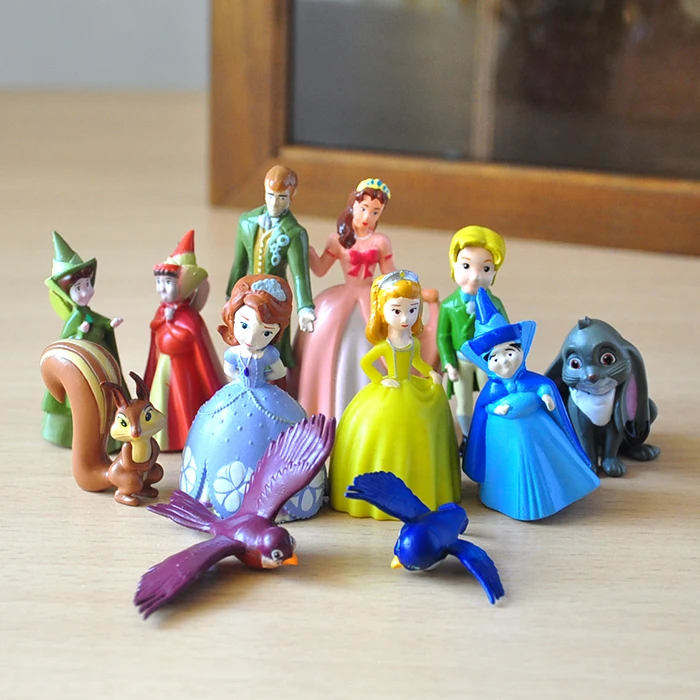 

12pcs/set Princess The First Sofia Figure DIY Toy Collection The First Sofia Action Toy Figures