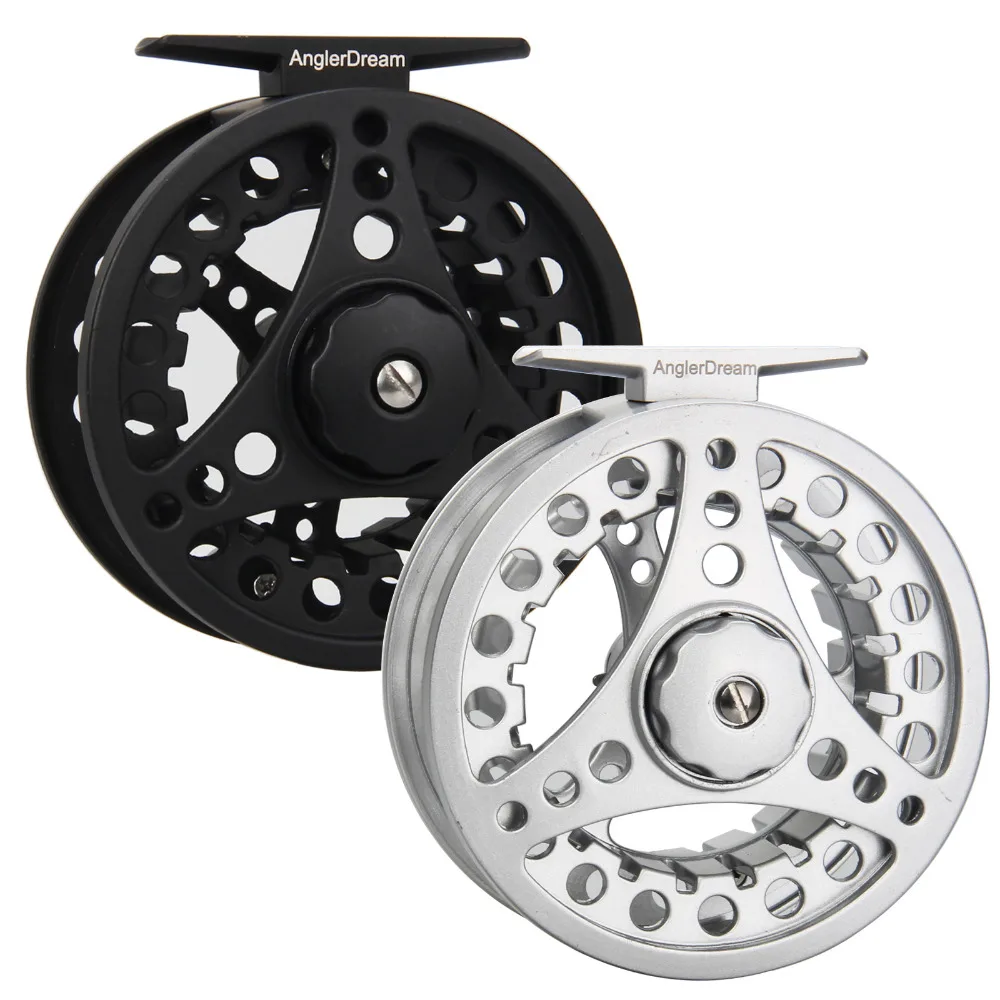 

1/2 3/4 5/6 7/8 WT Fly Fishing Reel Large Arbor Black/Sliver Right and Left Handled Aluminum Fly Reel 2+1 Ball Bearing
