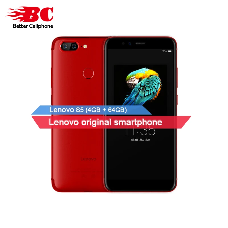 

Original Global Lenovo S5 Smart Phone K520 K520T 64GB Fingerprint ID Support OTA Snapdragon 625 Octa-Core Dual Rear Camera