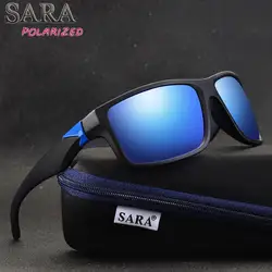Сара бренд Для мужчин 100% поляризованных солнцезащитных очков моды Для мужчин вождения солнцезащитные очки женские очки унисекс UV400 лето