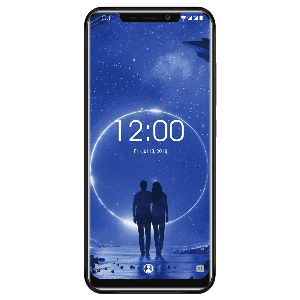 OUKITEL C12 3g смартфон 6,1" Android 8,1 MT6580 четырехъядерный 1. 3G Гц 2 ГБ+ 16 Гб 8MP+ 0.3MP Лицо ID нажмите отпечаток пальца мобильный телефон