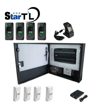 

Four-door Two-Way Fingerprint Access Control Panel Inbio460 Biometric Access Control kit with FR1200 Fingerprint