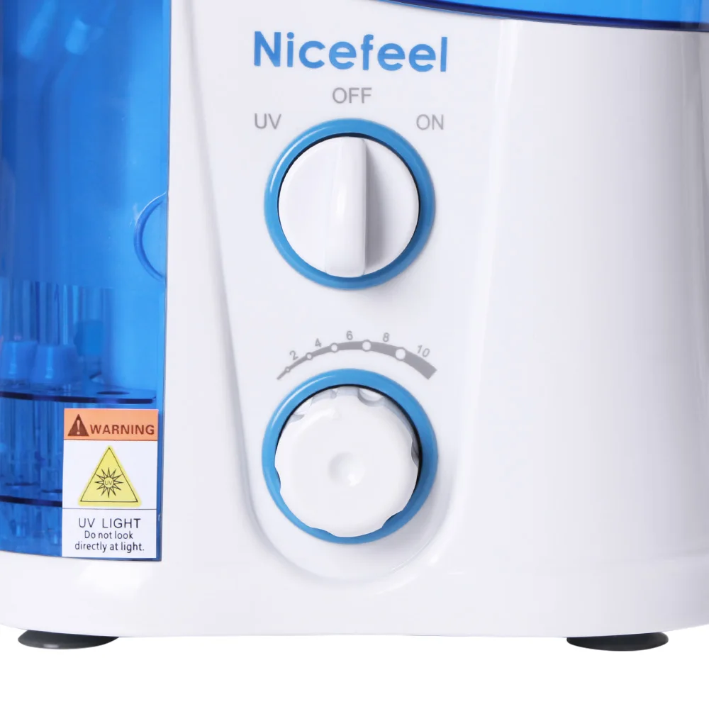 Nicefeel 1000 мл воды Flosser Оральный SPA ирригатор Стоматологическая Spa Flosser Вода для ухода за зубами инструмент для чистки зубов ирригатор 7 шт. Совет