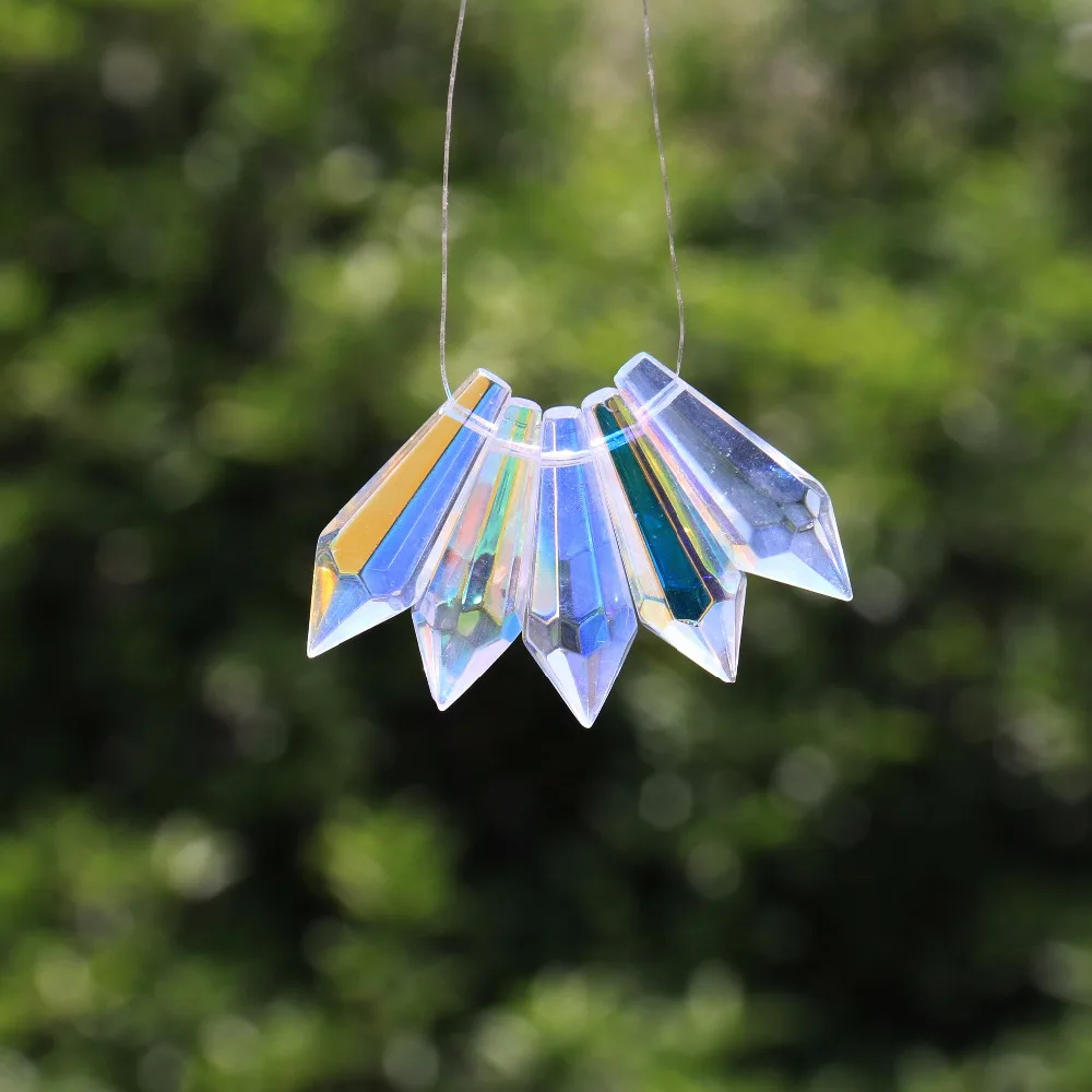 5 шт. Аврора Радуга Suncatcher Люстра хрустальная лампа стеклянная призма 1 дюйма