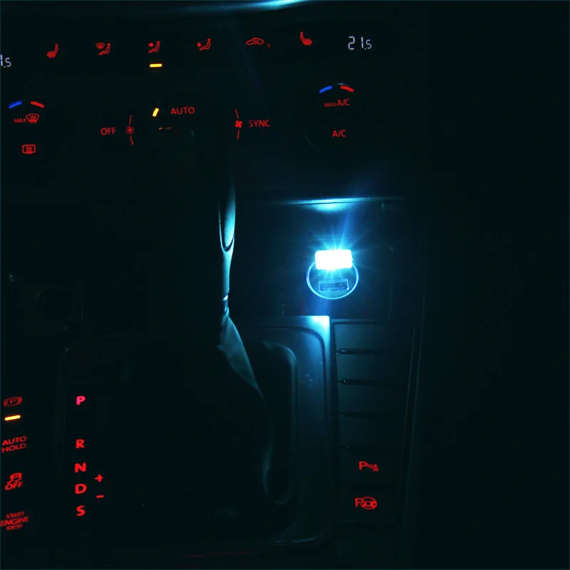 Универсальный PC портативная светодиодная USB атмосферу свет Plug and Play автомобильный Стайлинг источник света светодиодные лампы настроение наслаждаться Футбол матч автомобильные аксессуары