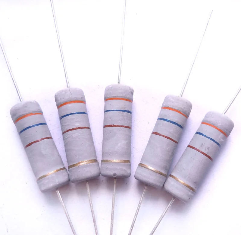 5w 360 ohm 360R ohm 100 Original New Fixed Resistor Metal Oxide Film