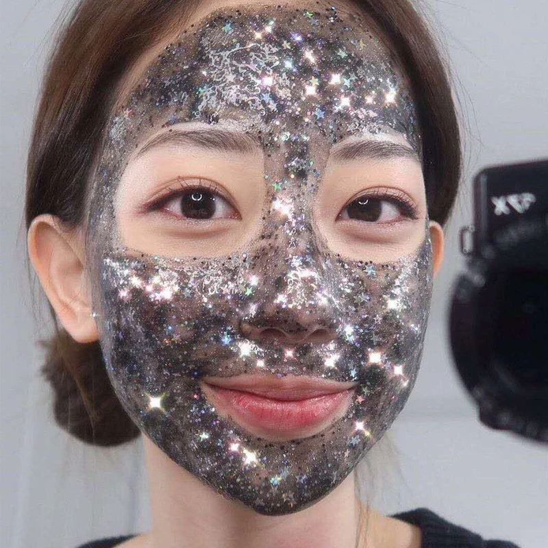 Face Mask Depth Replenishment Moisturizing Pore Shining Stars Skin Care Mas...