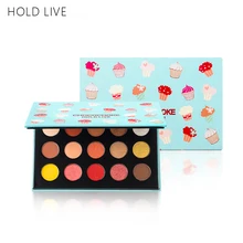 HOLD LIVE 15 Colors Matte Eyeshadow Pallete Makeup Brand Long-lasting Ice Cream Nude Shimmer Pigment Glitter Eye Shadow Palette : image HOLD LIVE 15 Colors Matte Eyeshadow Pallete Makeup Brand Long-lasting Ice Cream Nude Shimmer Pigment Glitter Eye Shadow Palette