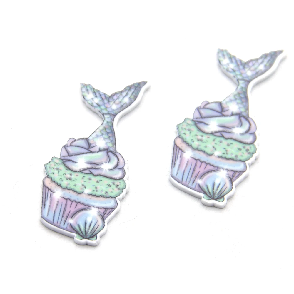 David accessories 5 шт./лот птица лошадь рыбий хвост резиновая плоская задняя часть для