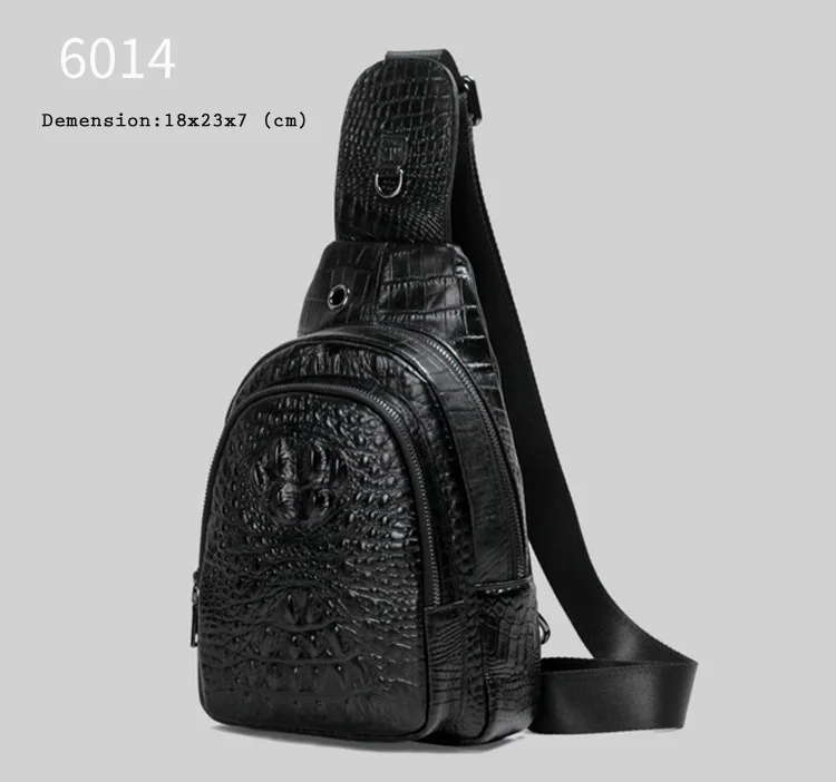de Ombro Homens Bolsa de Crocodilo de