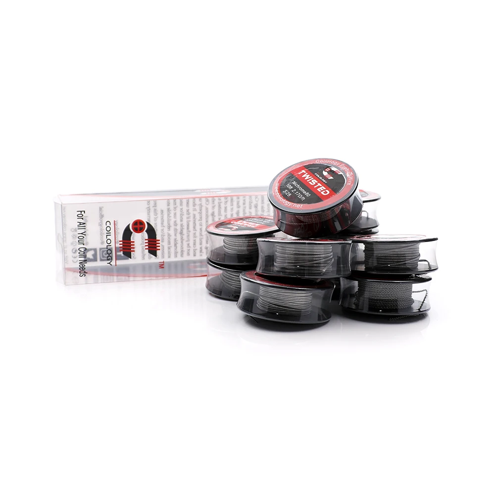 

High Quality Coilology Staple Wire NI80 EGO Coils for Electronic Cigarette RDA RBA RDTA DIY Heating Wire Twisted Premade Tools