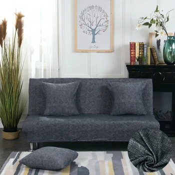 

Stripped Pattern Folding Sofa Bed Cover No Armrest All-inclusive Slip-resistant Couch Cover Stretch Slipcover housse de canap