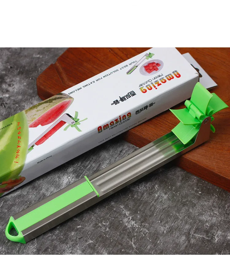 

Watermelon Cutter Windmill Shape Plastic Slicer for Cutting Watermelon Power Save Cutter