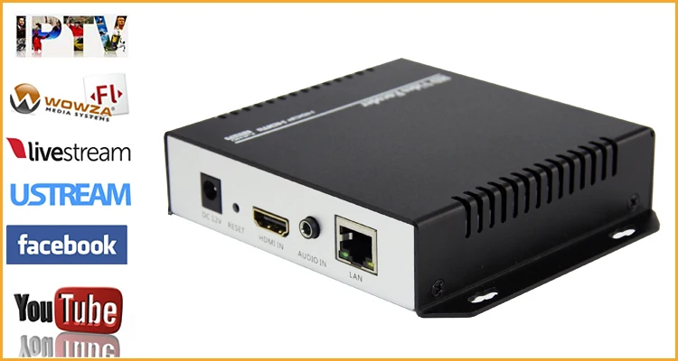 MPEG4 HDMI To IP Live Streaming Video Encoder H.264 RTMP Encoder HDMI Encoder IPTV H264 With HLS HTTP RTSP UDP