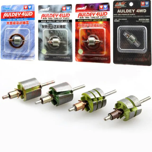 

2 Bags 1/32 Scale Mini 4WD Car Model Motor Armature Components Motor Axis Rotor Spare Part