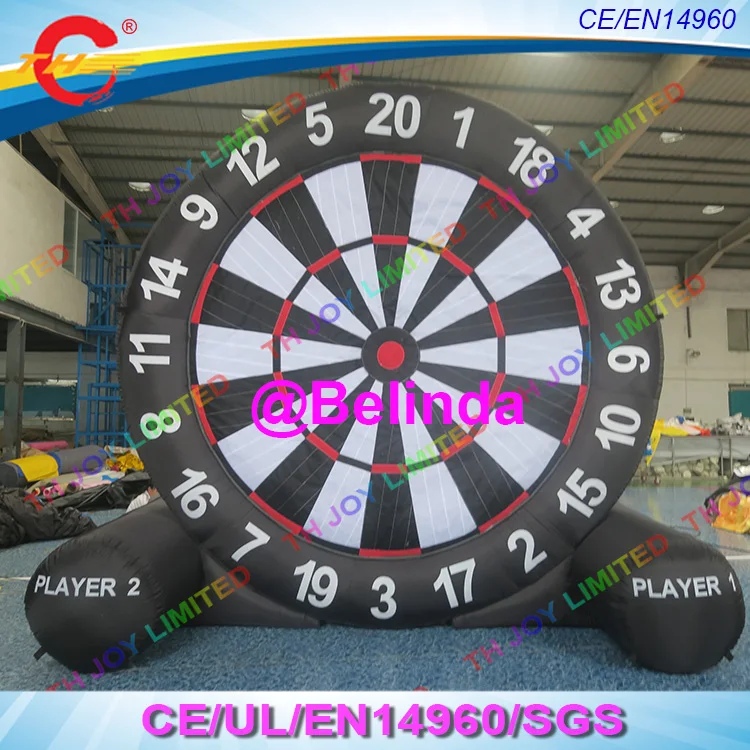 送料無料 巨大な 4mh 片面インフレータブルサッカーダーツゲーム 巨大なインフレータブルサッカー サッカー 足ダーツボード Giant Games Football Footballsoccer Soccer Soccer Aliexpress