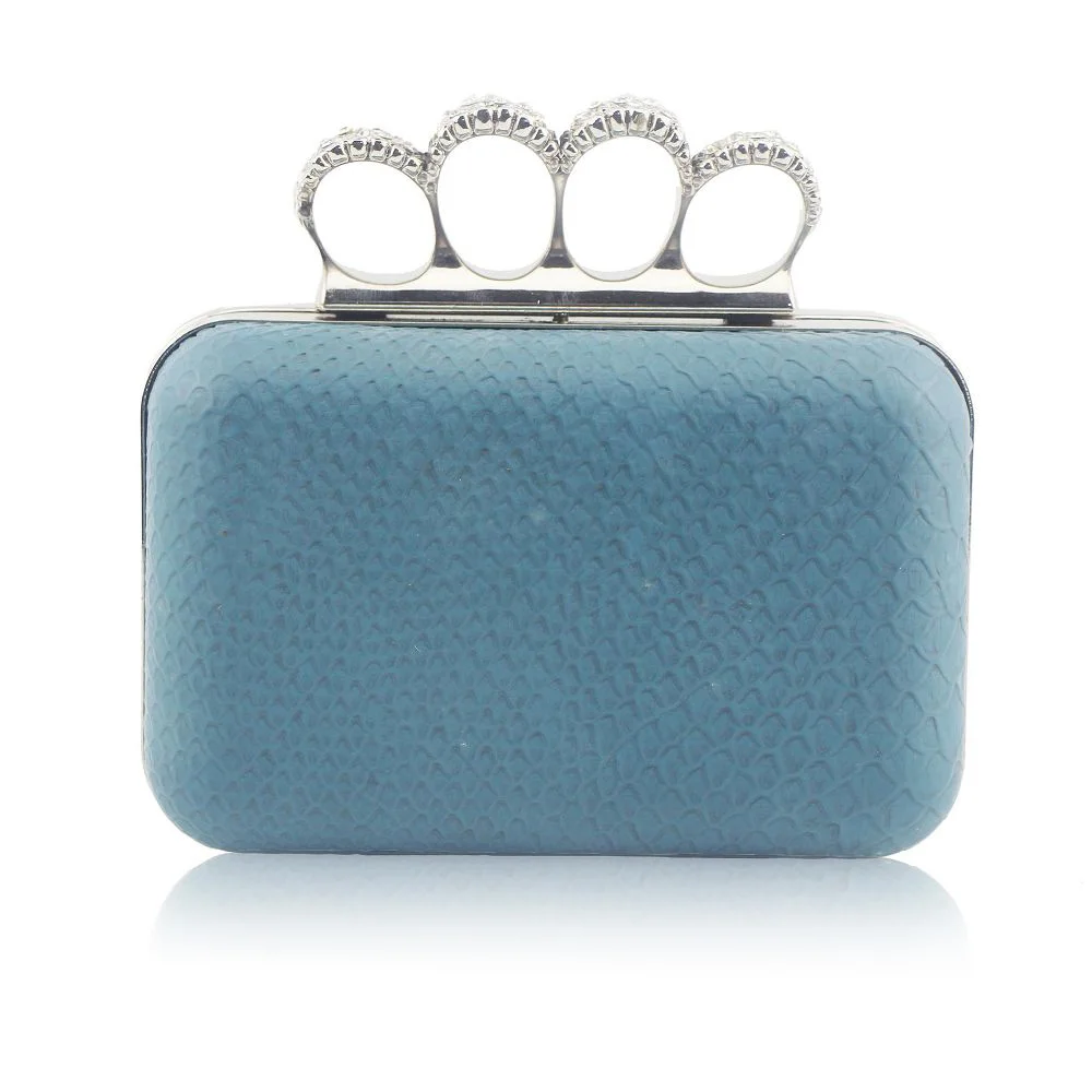 

Buckle ring bag PU mini bag Performance clutch Hard shell shaped handbag Mini bag A282