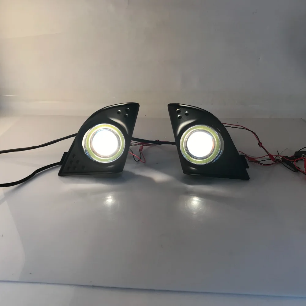 RQXR противотуманная фара вождение свет сборка для Honda Accord 2008- cob angel eye светодиодные дневные ходовые огни сигнал поворота