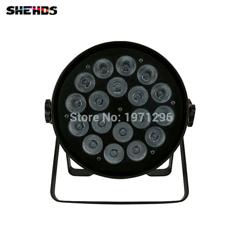 

Mini LED Par Can 18x18W RGBWA+UV DMX Stage Lights Business Light High Power Light with Professional for Party KTV Disco DJ