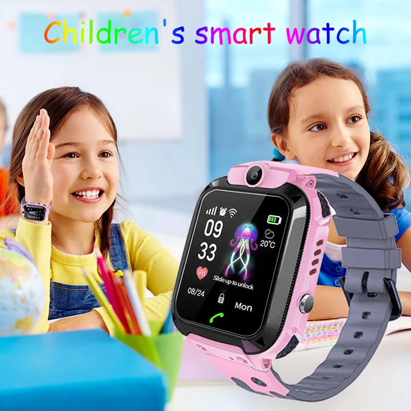 

BANGWEI Brand Smart Watch LBS Kid Smart Watches Baby Watch For Children SOS Call Location Finder Locator Tracker Anti Lost Watch