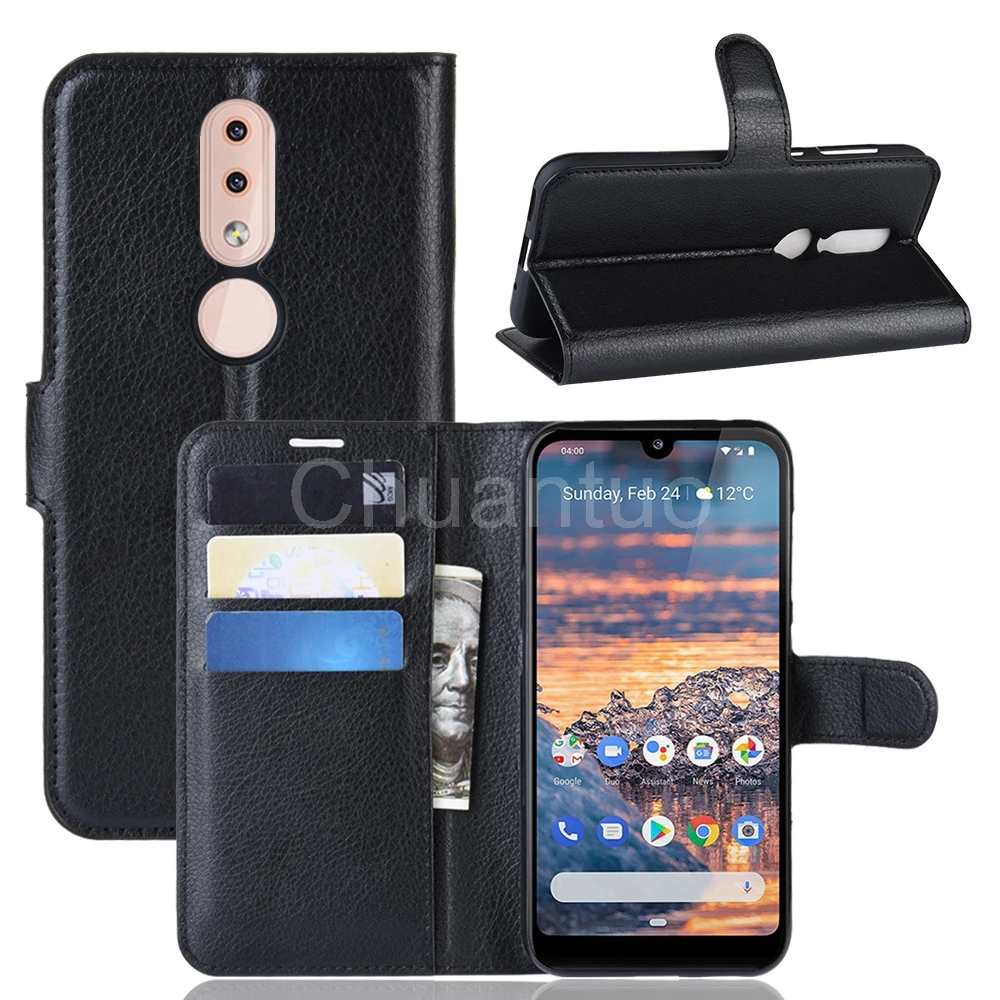 Модный чехол бумажник из искусственной кожи для Nokia 4 2 5 71 '' защитный книжка