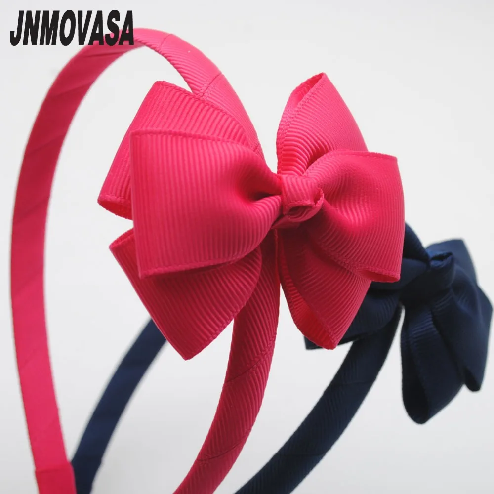 1 шт. одноцветные ленты с бантом детские повязки для волос на голову детский