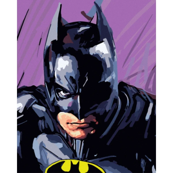 

Wall Painting Avengers - Batman Frameless Pictures Painting By Numbers DIY Digital Oil Painting On Canvas Home Decoration