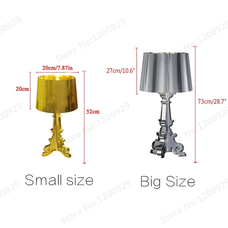  GZMJ Wonderland Modern Transparent ABS Plastic Phantom Shadows Bedroom Bedside Table Lamps LED Read