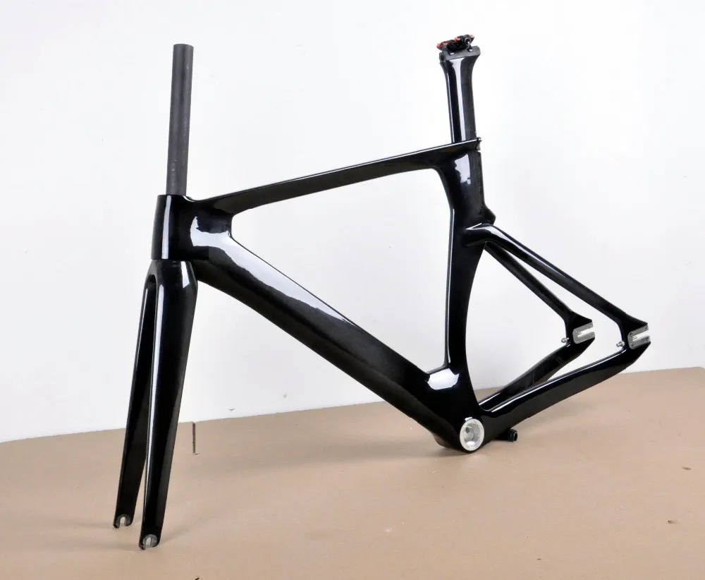 Perfect OEM design new carbon toray fiber track bicycle frameset UD matt cheap China track frame model free shipping 6