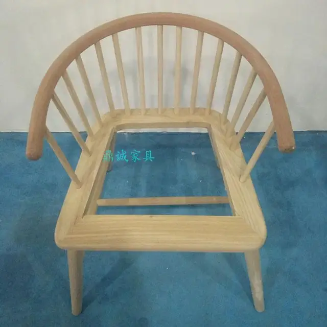 Best Quality modern Nordic no paint wood Princess chair, hotel leisure armrest dining chair, Windsor office chair dining room chairs Best Quality modern Nordic no paint wood Princess chair, hotel leisure armrest dining chair, Windsor office chair dining room chairs