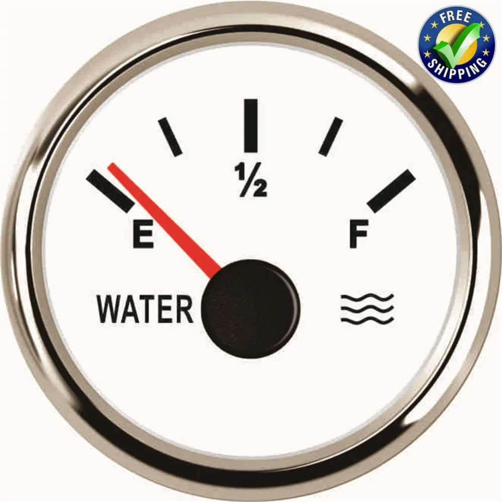 1pc Pointer Type Water Level Gauges 52mm 9 32v Marine Water Level