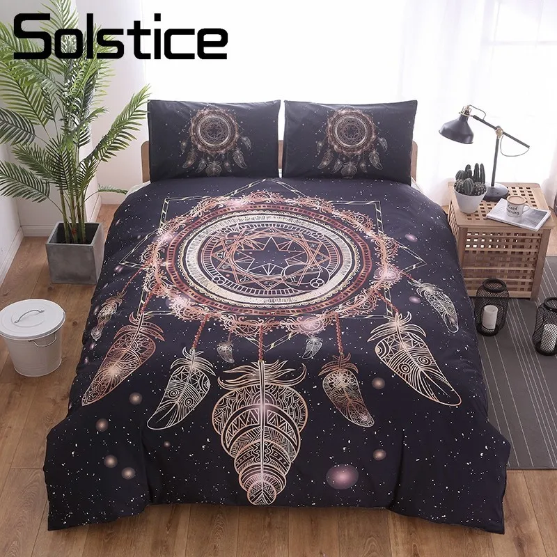 

Solstice Home Textile Native American Dream Catcher Tradition Constellation Duvet Cover Pillowcase Bedding Sets Kid Adult Linens