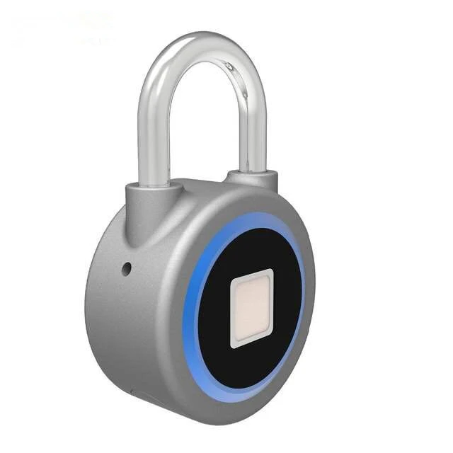 Waterproof Keyless portable Bluetooth smart Fingerprint Lock padlock Anti-Theft iOS Android APP control door cabinet padlock