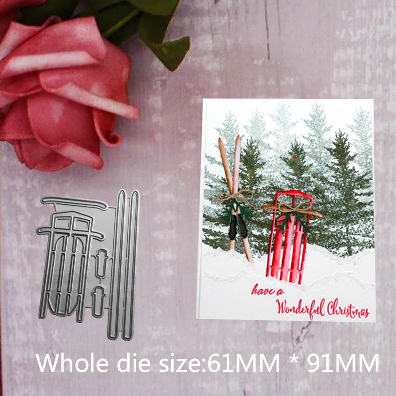 

Sledge Metal Steel Cutting Embossing Dies For Scrapbooking paper craft home decoration Craft 6.1*9.1 cm