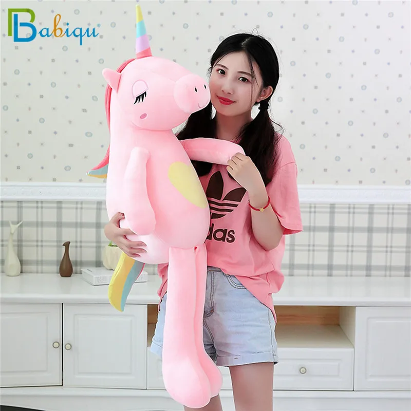 1 шт. 60 160 см Kawaii Плюшевые игрушки в виде радужного единорога игрушечное животное