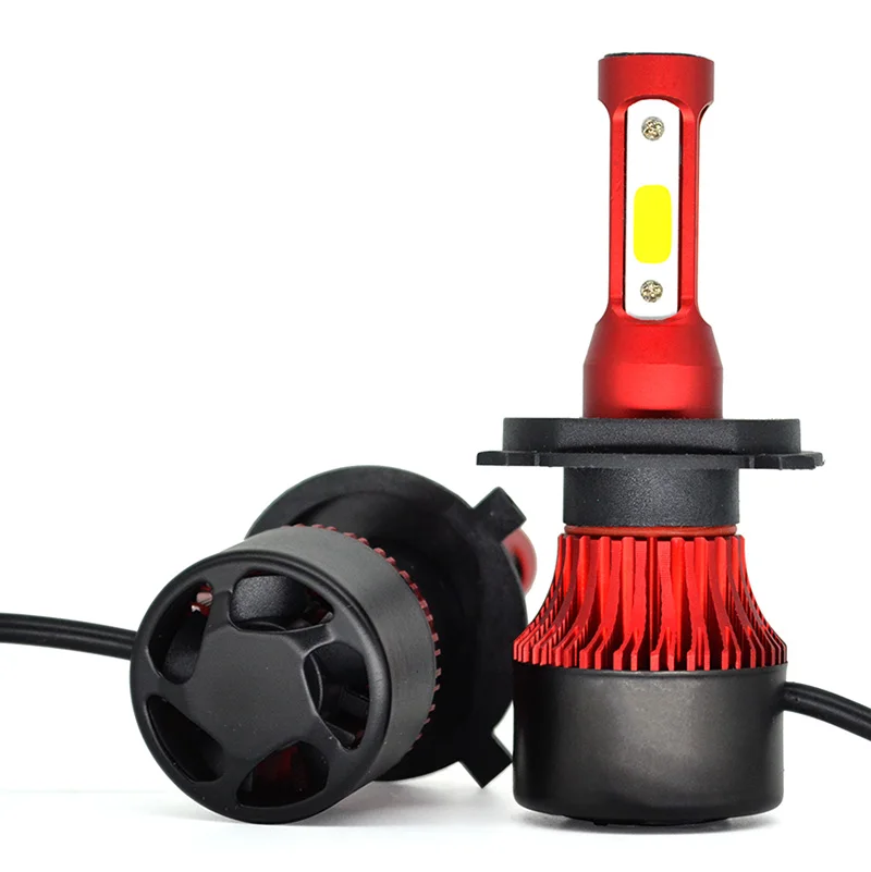 JGAUT 4 боковые COB H7 Led H4 автомобильный светильник s головной 880 H9 H11 9005 H1 H3 9006 80 Вт 12000lm