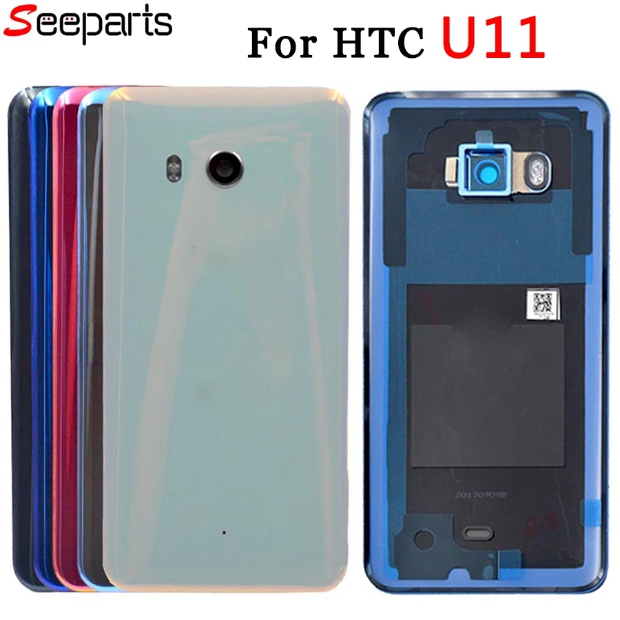 For 5.5 HTC U11 U-3W U-1W Battery Cover Door Back Housing Rear Case For HTC U11 Battery Door Replacement Parts + Tools